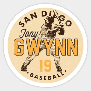 Tony Gwynn Padres by Buck Tee Sticker